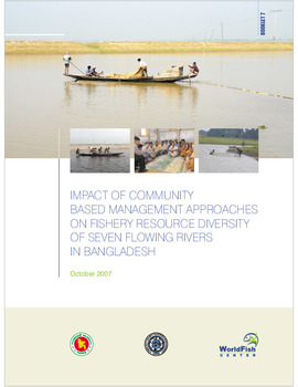 Impact of community based management approaches on fishery resource diversity of seven flowing rivers in Bangladesh