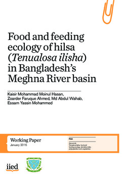 Food and feeding ecology of hilsa (Tenualosa ilisha) in Bangladesh’s Meghna River basin