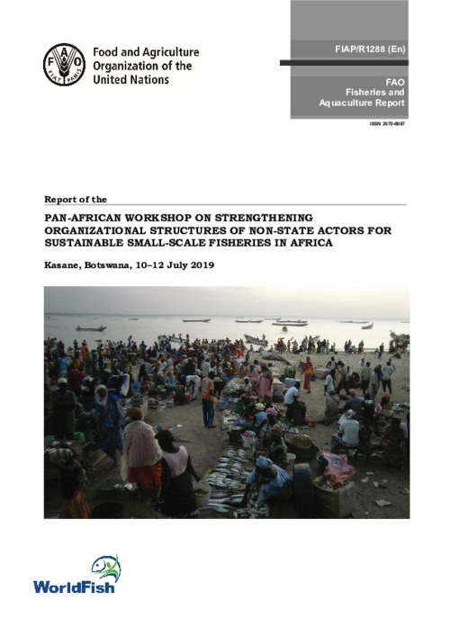 Report of the Pan-African workshop on strengthening organizational structures of non-state actors for sustainable small-scale fisheries in Africa