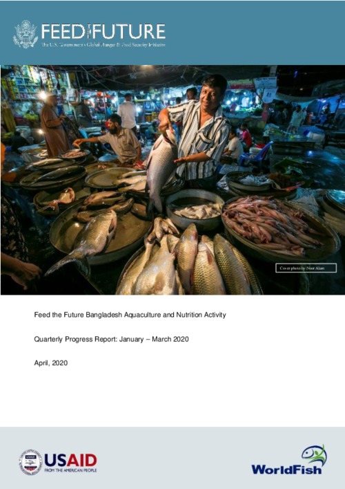 USAID Feed the Future Bangladesh Aquaculture and Nutrition Activity (BANA) Yr3 Q2 Progress Report (Jan-March 2020)