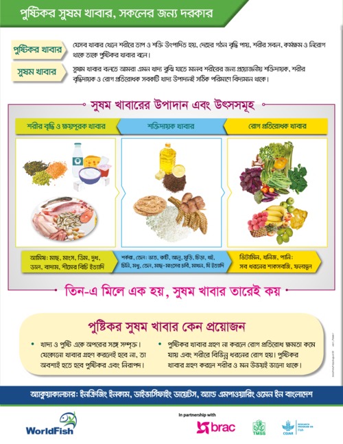 Flip Chart Of Nutrition Bangla Version WorldFish