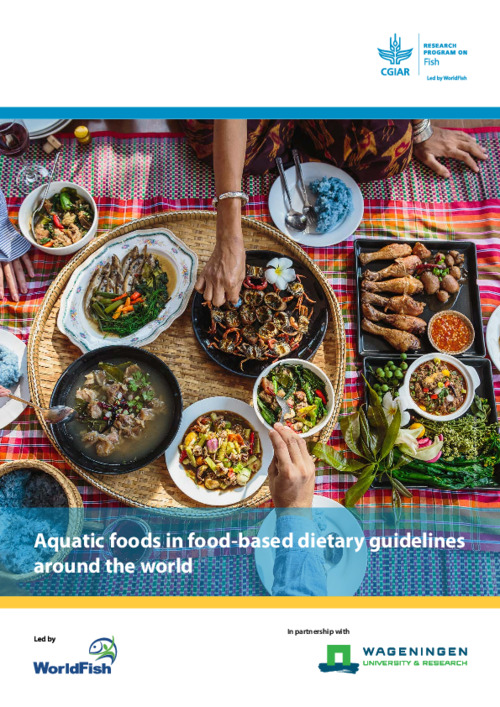 Aquatic foods in food-based dietary guidelines around the world