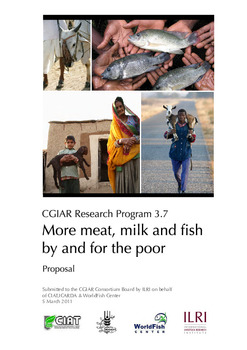 More meat, milk and fish by and for the poor --- CGIAR Research Program 3.7 - proposal