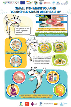 Small fish make you and your child smart and healthy