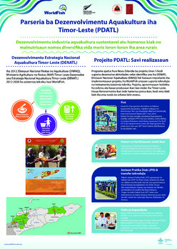 Partnership for Aquaculture Development in Timor-Leste (PADTL): Development of sustainable aquaculture in Timor-Leste (Tetum)