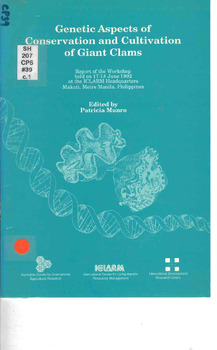 Genetic aspects of conservation and cultivation of giant clams