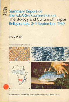 Summary report of the ICLARM Conference on the Biology and Culture of Tilapias, Bellagio, Italy, 2-5 September 1980