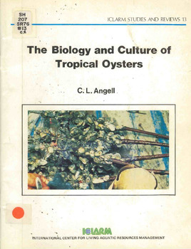 The biology and culture of tropical oysters