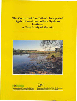 The context of small-scale integrated agriculture-aquaculture systems in Africa: a case study of Malawi
