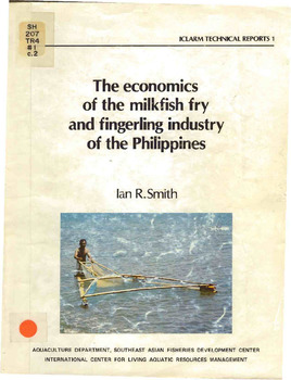 The economics of the milkfish fry and fingerling industry of the Philippines