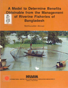 A model to determine benefits obtainable from the management of riverine fisheries of Bangladesh