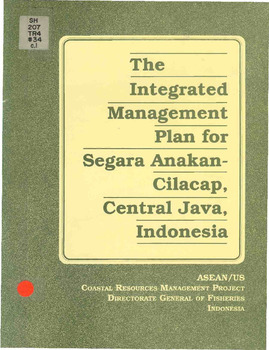 The integrated management plan for Segara Anakan-Cilacap, Central Java, Indonesia