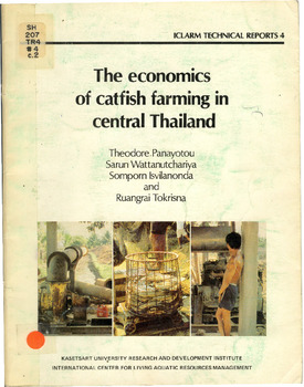 The economics of catfish farming in central Thailand