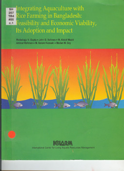 Integrating aquaculture with rice farming in Bangladesh: feasibility and economic viability, its adoption and impact