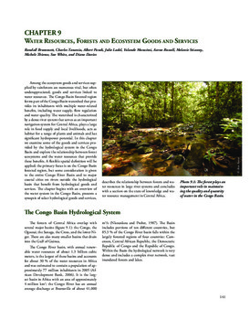 Water resources, forests and ecosystem goods and services