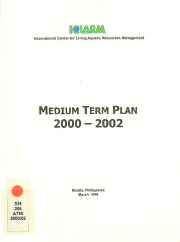 Medium term plan 2000 - 2002