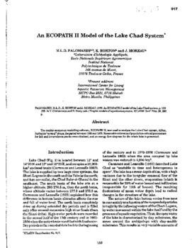 An ECOPATH II model of the Lake Chad system