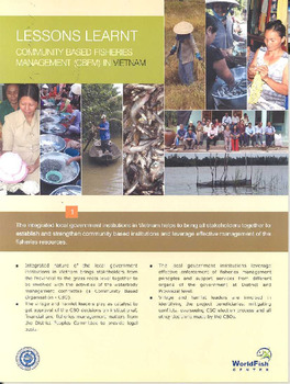 Community based fisheries management (CBFM) in Vietnam