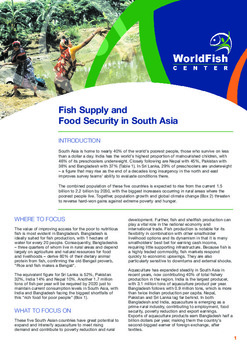 Fish supply and food security for South Asia
