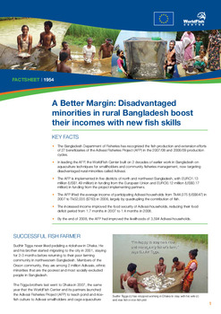 A better margin: disadvantaged minorities in rural Bangladesh boost their incomes with new fish skills