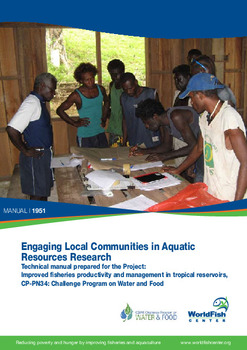 Engaging local communities in aquatic resources research and activities: a technical manual