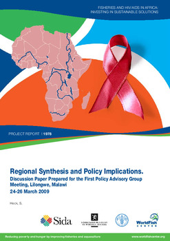 Regional synthesis and policy implications: discussion paper prepared for the first policy advisory group meeting, 24-26 Mar 2009, Lilongwe, Malawi