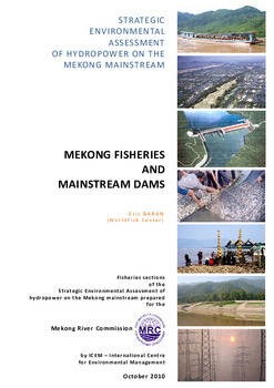 Mekong fisheries and mainstream dams: fisheries sections