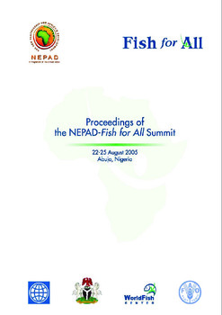Proceedings of the NEPAD: Fish for All summit, 22-25 Aug 2005. Abuja, Nigeria