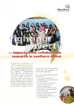 Malawi: fighting poverty - impacts from collaborative research in southern Africa
