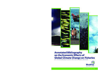 Annotated bibliography on the economic effects of global climate change on fisheries