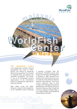 WorldFish Center in Malaysia