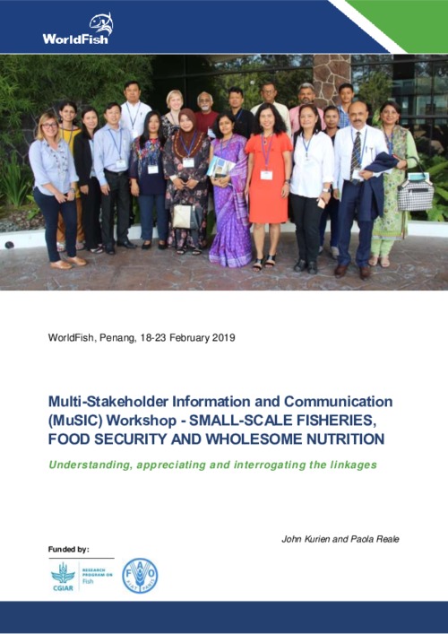 Multi-Stakeholder Information and Communication (MuSIC) Workshop - small-scale fisheries, food security and wholesome nutrition