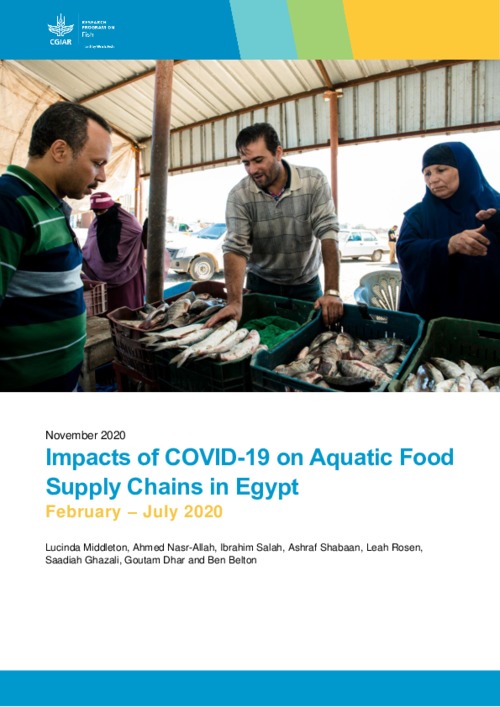 Impacts of COVID-19 on Aquatic Food Supply Chains in Egypt February – July 2020