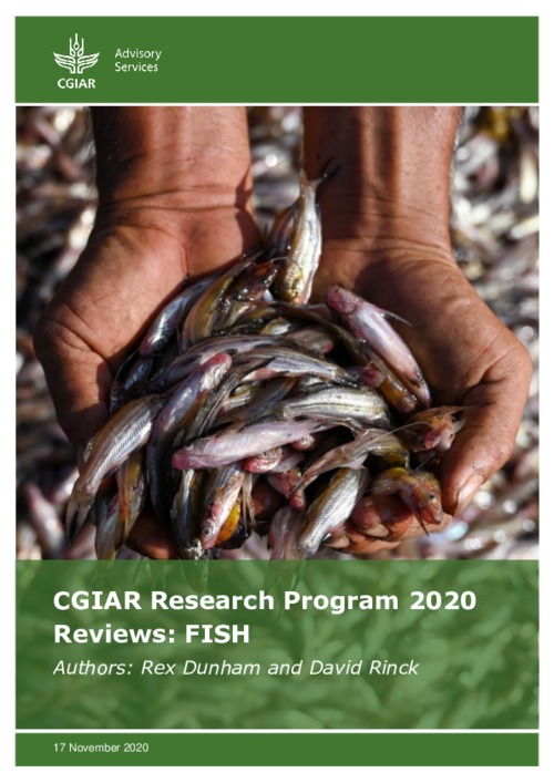 CGIAR Research Program 2020 Review: FISH