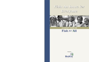 Fish: an issue for everyone - a concept paper for Fish for All