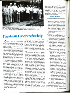 The Asian Fisheries Society