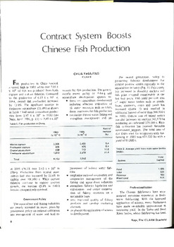 Contract system boosts Chinese fish production