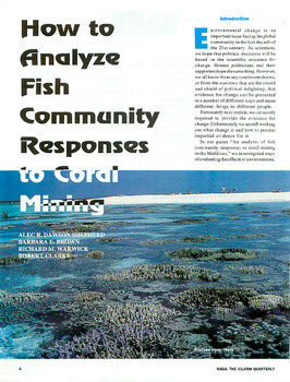 How to analyze fish community responses to coral mining