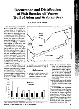 Occurrence and distribution of fish species off Yemen (Gulf of Aden and Arabian Sea)