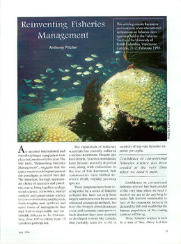 Reinventing fisheries management