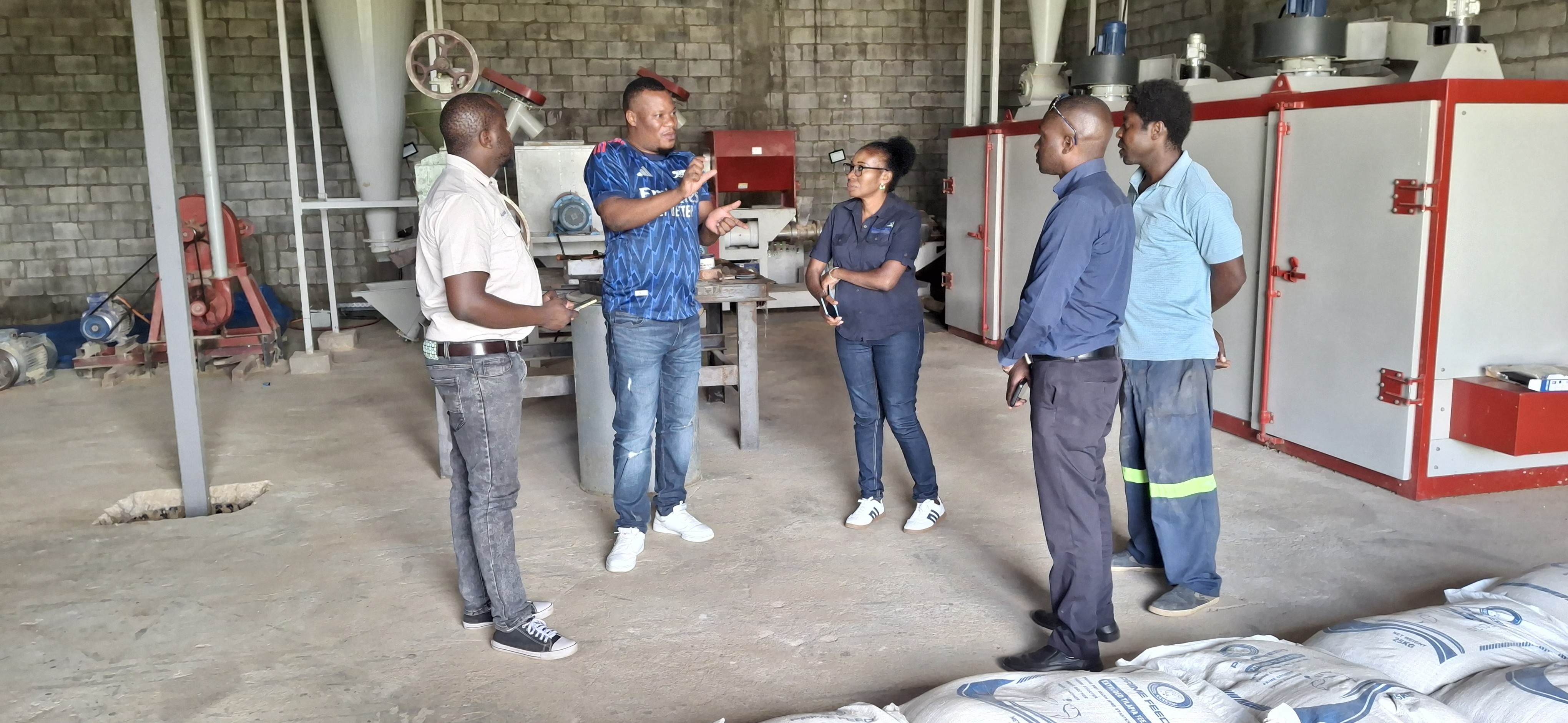 A visit to the Prime Feed mill facility, Lusaka Province, Zambia