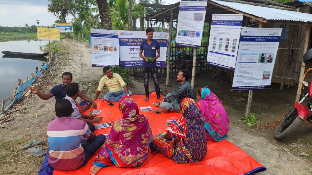 Field Farmer School in session in Cox’s Bazar