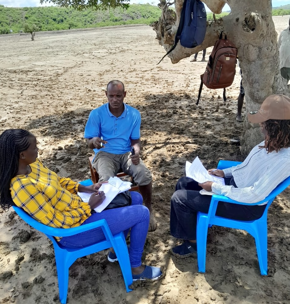 A community leader provides insights on local attitudes toward youth and women’s participation in IMTA and how community institutions can support inclusive engagement. Photo: R. Chelangat/WorldFish.