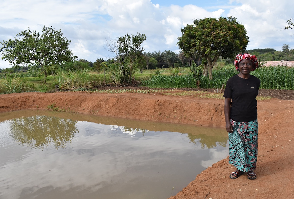 Women farmers in Zambia were trained in polyculture methods to increase diet diversity. Photo: Quennie Vi Rizaldo