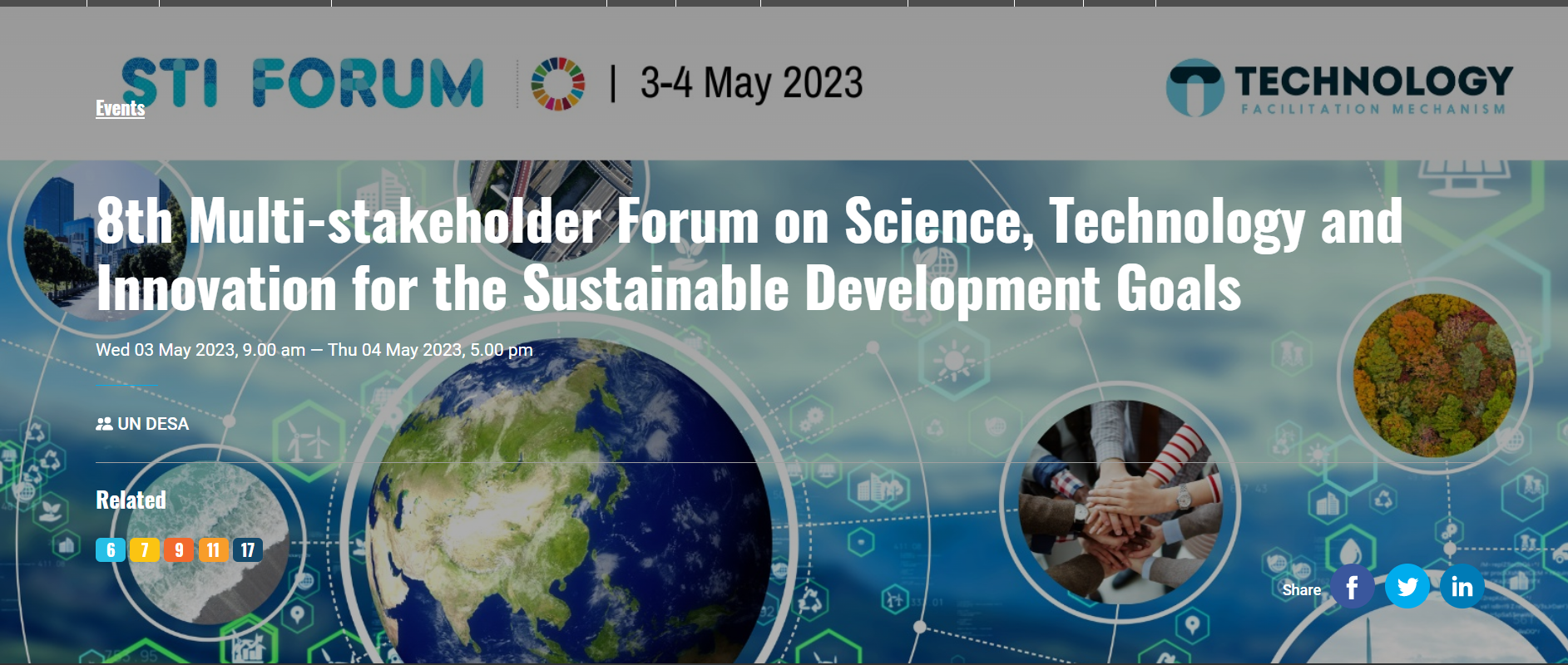 8th Multi-stakeholder Forum on Science, Technology and Innovation for the Sustainable Development Goals
