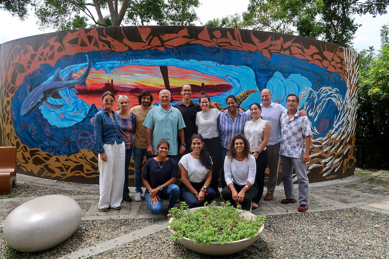 Authors of the paper at the in-person paper-writing workshops at Punta Culebra Nature Center in Panama City, Panama. Photo: Vanessa Crooks, STRI 