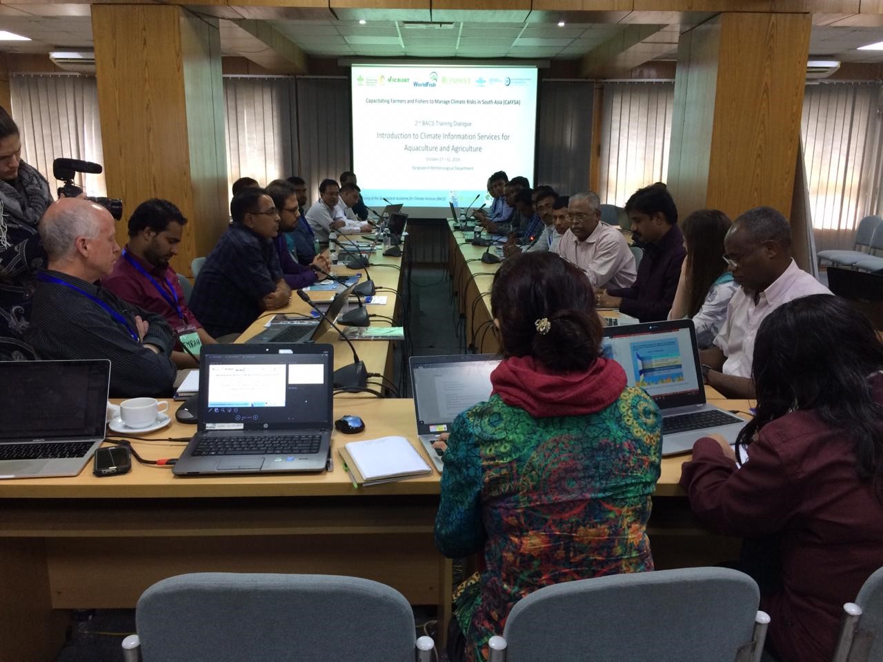 A training dialogue on Climate Information Services for Aquaculture in Bangladesh has shown immense potential in enhancing climate risk management. Photo by Jacquelyn Elise Turner.