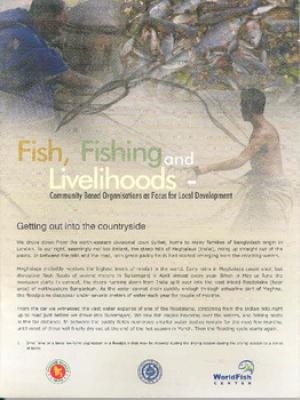 Fish, fishing and livelihoods : community based organisations as focus for local development