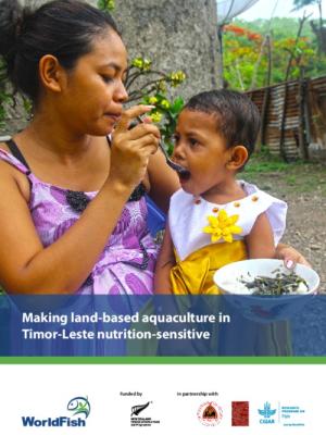 Making land-based aquaculture in Timor-Leste nutrition-sensitive