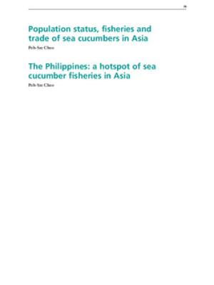 Population status, fisheries and trade of sea cucumbers in Asia